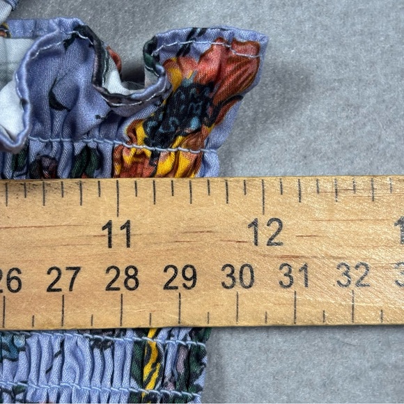 Hill House The Ellie Nap Ruffle Tiered Floral Midi Dress Women’s Small Boho - Picture 5 of 10